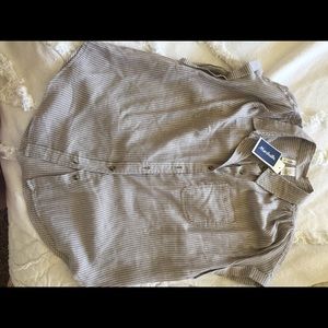 Striped collared shirt